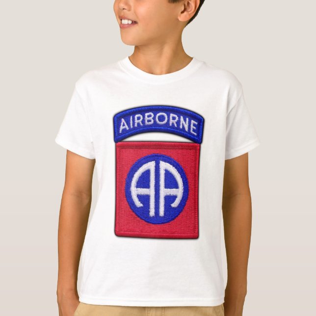 82nd ABN Airborne Div Vets LRRP T-Shirt (Front)