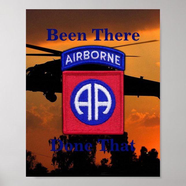 82nd ABN DIV Airborne Division Veterans Vets Poster (Front)
