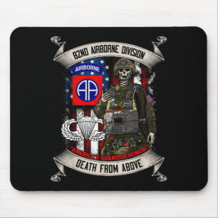 82nd Airborne Di Paratrooper Fort Bragg Jump Wings Mouse Pad