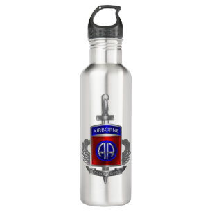 82nd Airborne Division “AFGHANISTAN VETERAN" 710 Ml Water Bottle