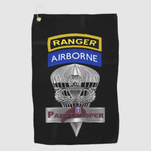 82nd Airborne Division Airborne Ranger Golf Towel