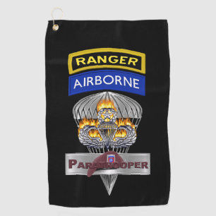82nd Airborne Division Airborne Ranger Golf Towel
