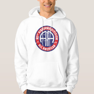 82nd Airborne Division "All American" Grunge Hoodie