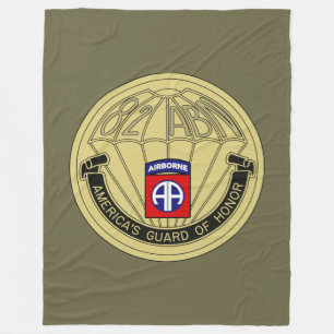 82nd Airborne Division – America’s Guard of Honor Fleece Blanket
