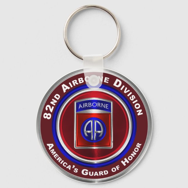 82nd Airborne Division America’s Guard of Honour Keychain (Front)