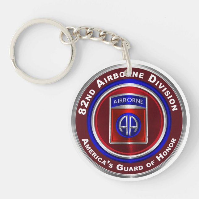 82nd Airborne Division America’s Guard of Honour Keychain (Front)