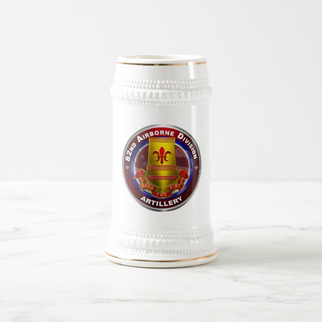 82nd Airborne Division Artillery  Beer Stein (Center)