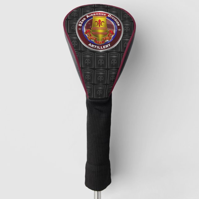 82nd Airborne Division Artillery  Golf Head Cover (Front)