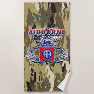 82nd Airborne Division  Beach Towel