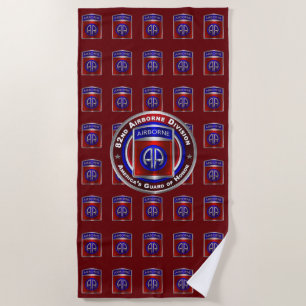 82nd Airborne Division  Beach Towel
