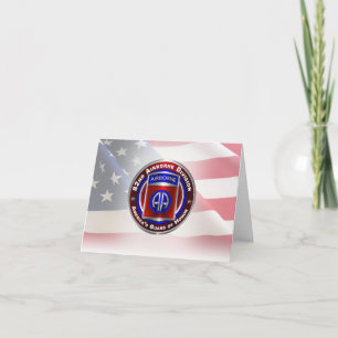 82nd Airborne Division Card