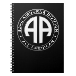 82nd Airborne Division Casual Patch Notebook