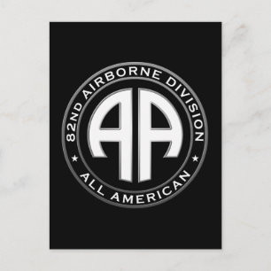 82nd Airborne Division Casual Patch Postcard