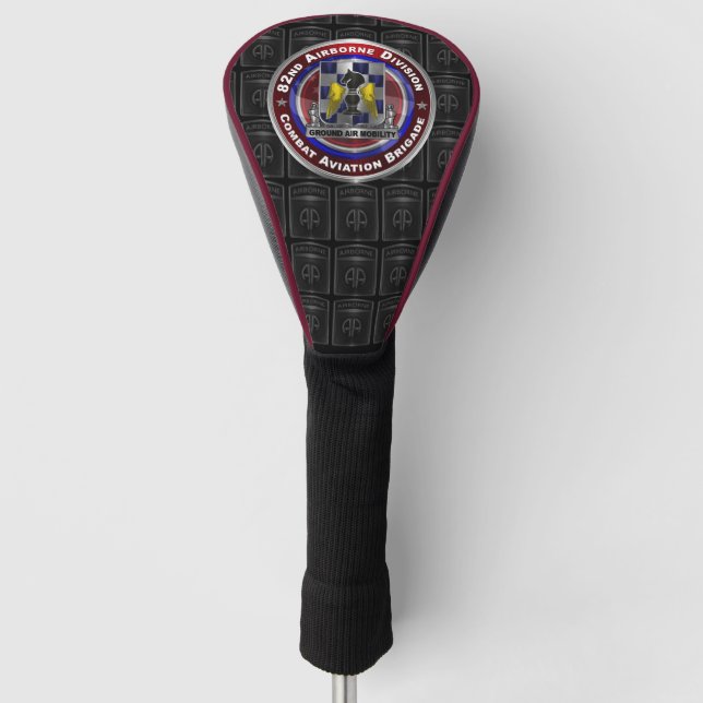 82nd Airborne Division Combat Aviation Brigade  Golf Head Cover (Front)