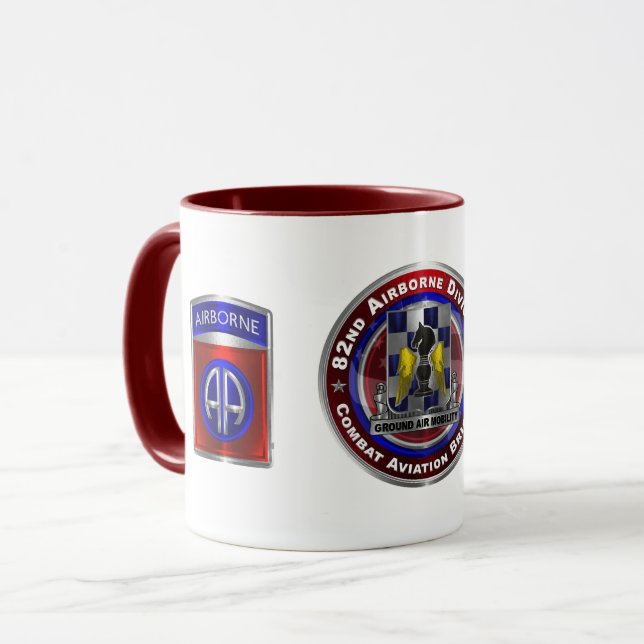 82nd Airborne Division Combat Aviation Brigade   Mug (Front Left)