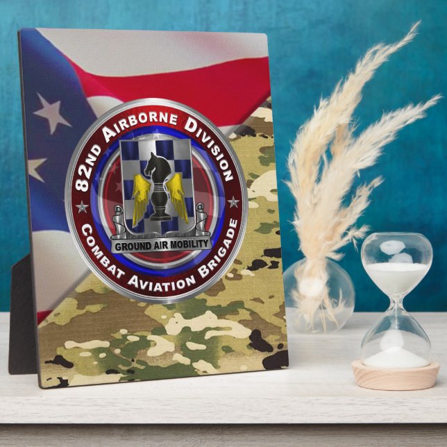 82nd   Airborne Division Combat Aviation Brigade  Plaque (Side)