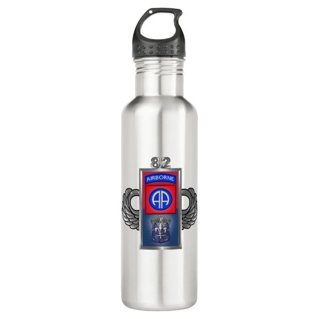 82nd Airborne Division Custom Design 710 Ml Water Bottle (Front)