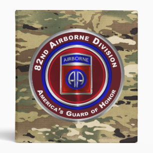 82nd Airborne Division Customized Design Binder