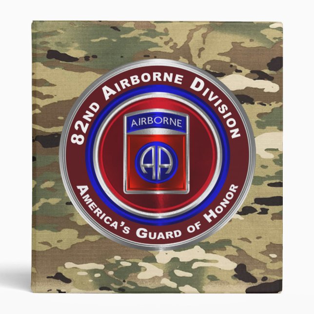 82nd Airborne Division Customized Design Binder (Front)