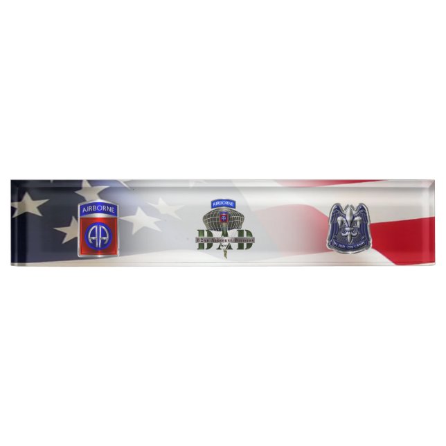 82nd Airborne Division DAD Nameplate (Front)