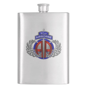 82nd Airborne Division Dagger Design Hip Flask