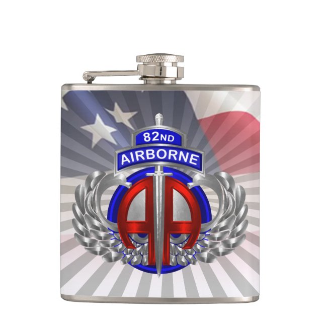 82nd Airborne Division “Dagger” Hip Flask (Front)