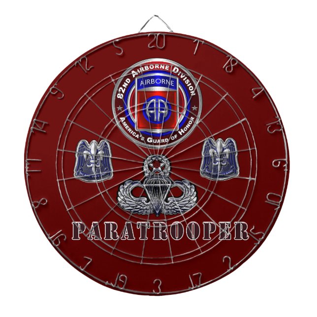 82nd Airborne Division  Dartboard (Front)