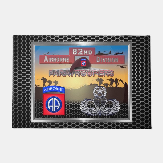 82nd Airborne Division  Doormat (Front)