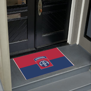 82nd Airborne Division Flag Military Veteran Doormat