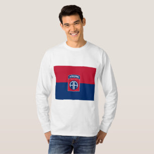 82nd Airborne Division Flag Military Veteran T-Shirt