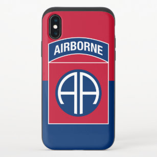 82nd Airborne Division Flag Military Veteran iPhone X Slider Case