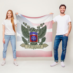 82nd Airborne Division  Fleece Blanket