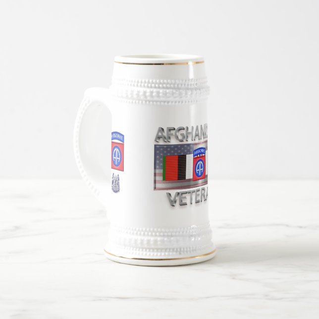 82nd Airborne Division - Fort Bragg Beer Stein (Front Left)