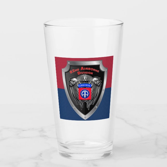 82nd Airborne Division Glass (Front)