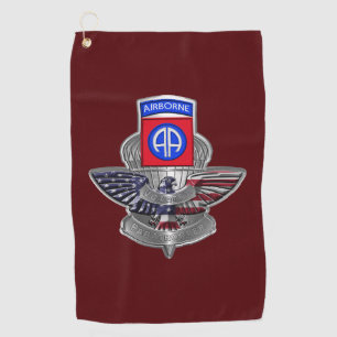 82nd Airborne Division Golf Towel