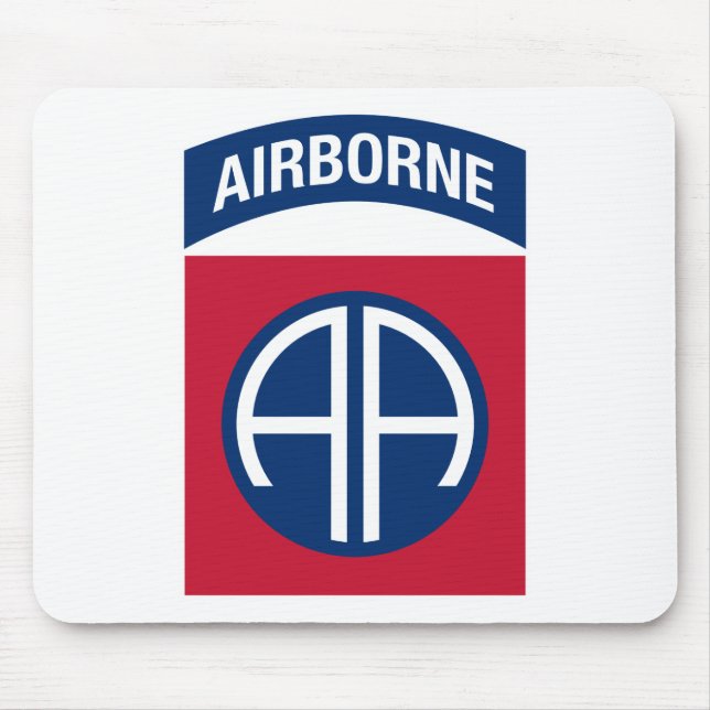82nd Airborne Division Insignia Military Veteran Mouse Pad (Front)
