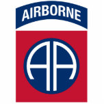 82nd Airborne Division Insignia Military Veteran Standing Photo Sculpture<br><div class="desc">82nd Airborne Division Insignia Military Veteran Infantry Patch. Great gift for military veteran,  gift for American patriot,  gift for paratroopers,  gift for 82nd Airborne Division veteran.</div>