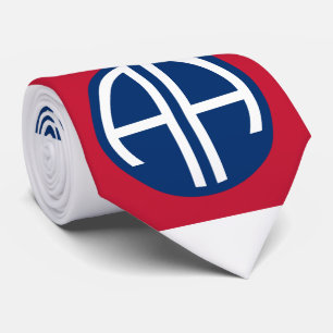 82nd Airborne Division Insignia Military Veteran Tie