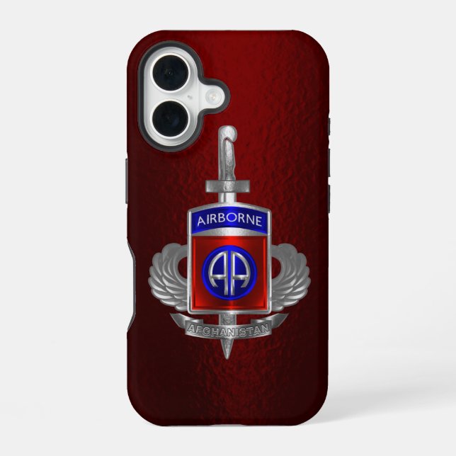 82nd Airborne Division  iPhone 16 Case (Back)