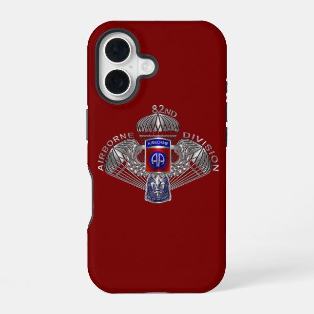 82nd Airborne Division  iPhone 16 Case (Back)