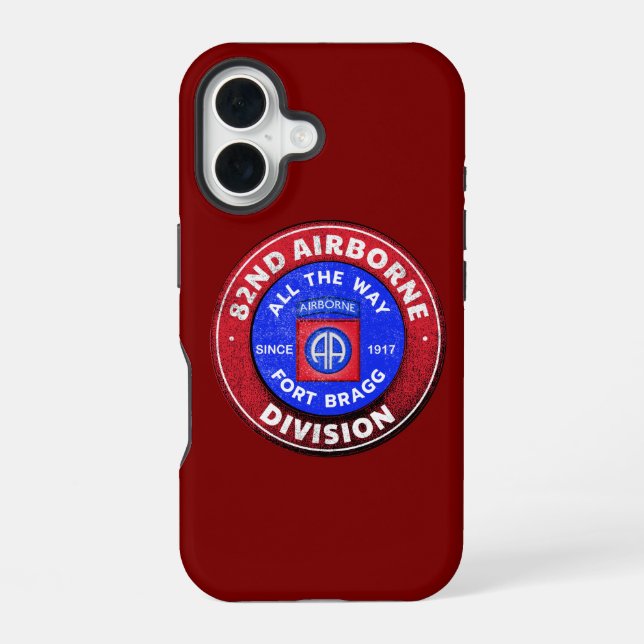 82nd Airborne Division  iPhone 16 Case (Back)