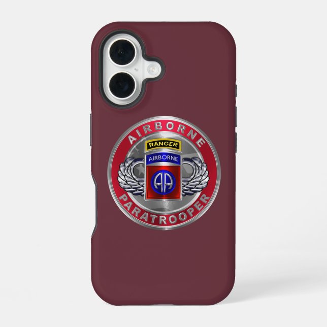 82nd Airborne Division  iPhone 16 Case (Back)
