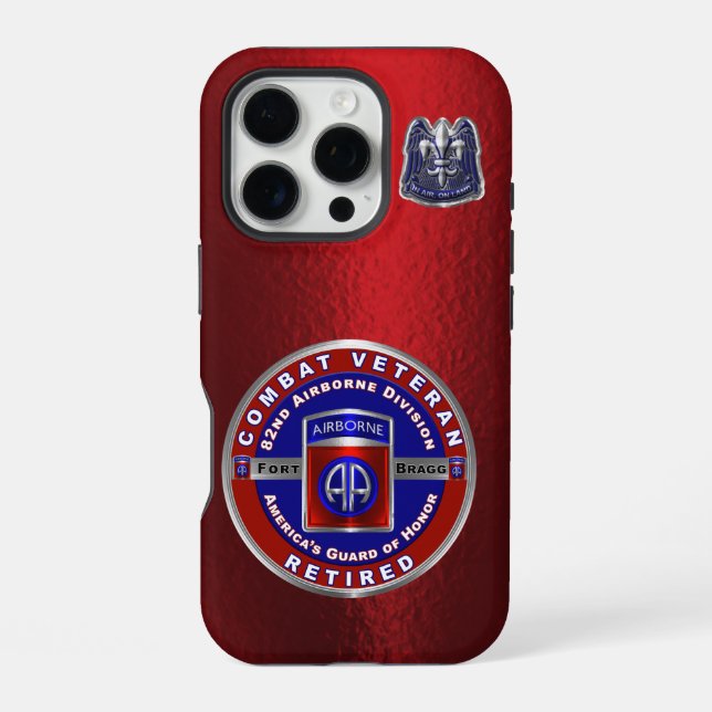 82nd Airborne Division  iPhone Case (Back)