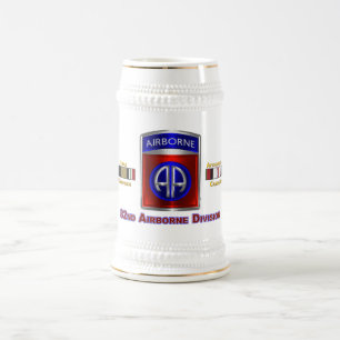 82nd Airborne Division Iraq & Afghanistan Veteran Beer Stein