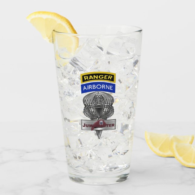 82nd Airborne Division Jumpmaster  Glass (Front Ice)