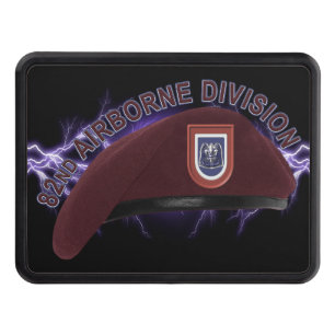 82nd Airborne Division “Legendary Beret”   Trailer Hitch Cover