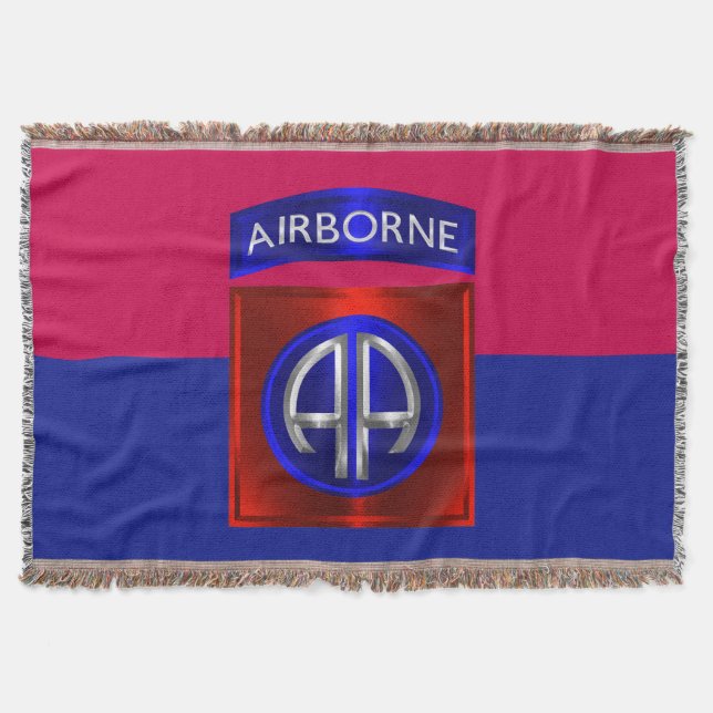 82nd Airborne Division - Lower Price Throw Blanket (Front)