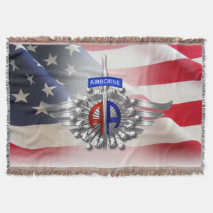 82nd Airborne Division - Lower Price Throw Blanket