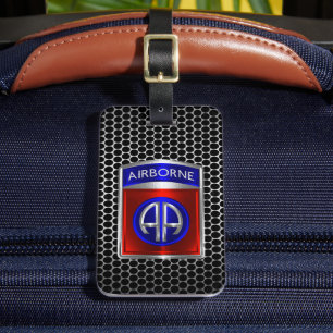 82nd Airborne Division Luggage Tag