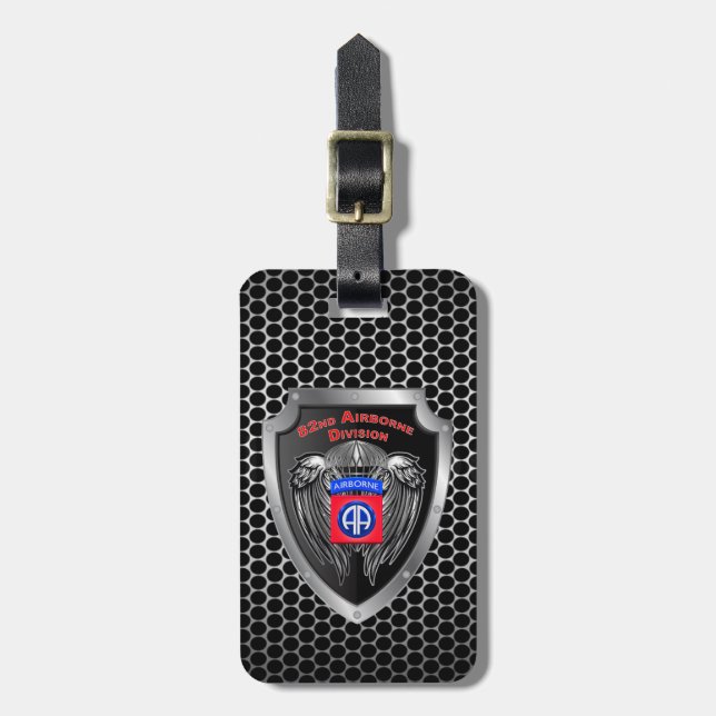 82nd Airborne Division Luggage Tag (Front Vertical)